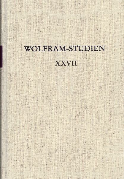 Produktbild: Wolfram-Studien XXVII