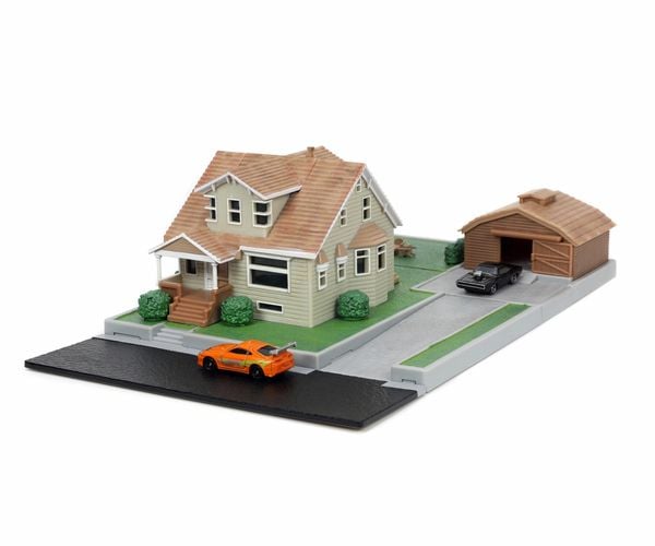Produktbild: JADA TOYS F&F Nano Dom's House Display Diorama 1:24 Modellauto