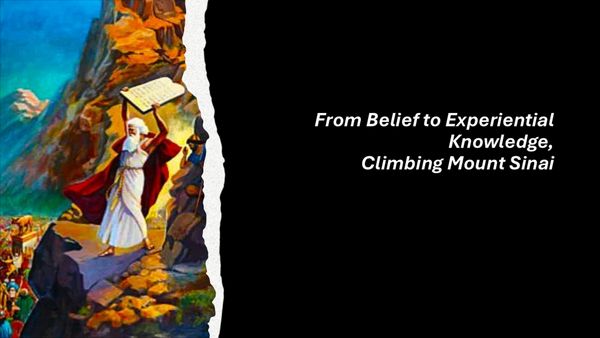 Produktbild: From Belief to Experiential Knowledge, Climbing Mount Sinai