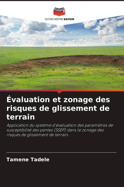 Produktbild: &Eacute;valuation et zonage des risques de glissement de terrain