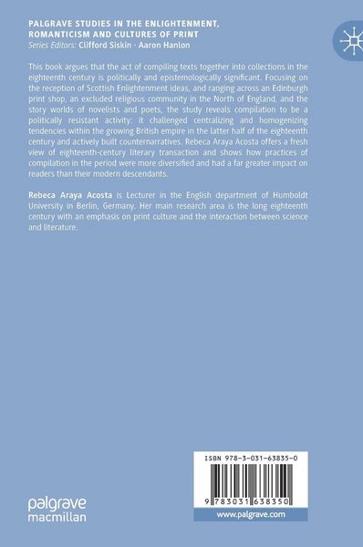 Produktbild: Compiling Texts in Eighteenth-Century Britain
