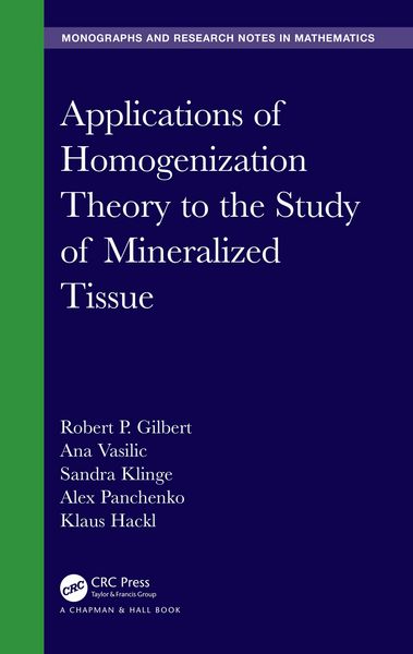 Produktbild: Applications of Homogenization Theory to the Study of Mineralized Tissue