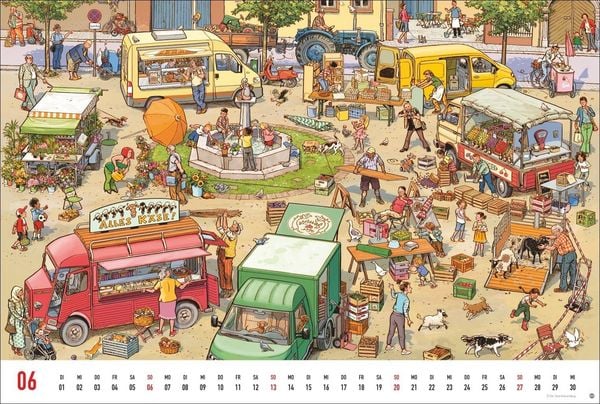 Produktbild: G&ouml;bel & Knorr Wimmelbilder Edition Kalender 2027