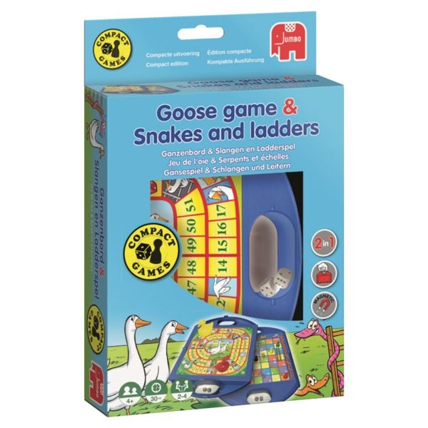 Produktbild: G&auml;nsespiel & Schlangen und Leitern Kompaktspiel