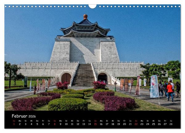 Produktbild: Taipeh, Metropole zwischen Tradition und Moderne. (Wandkalender 2026 DIN A3 quer), CALVENDO Monatskalender