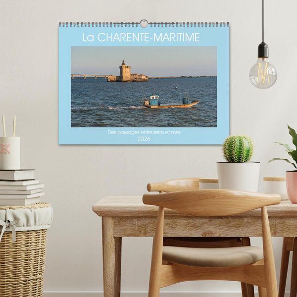 Produktbild: La Charente Maritime, des paysages entre terre et mer (Calendrier mural 2026 DIN A3 vertical), CALVENDO calendrier mensuel