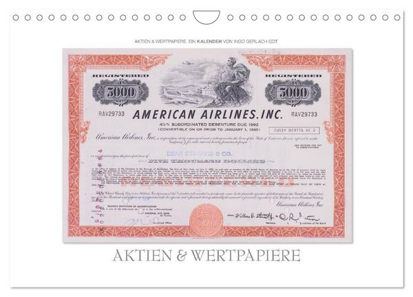 Aktien & Wertpapiere (Wandkalender 2026 DIN A4 quer), CALVENDO Monatskalender