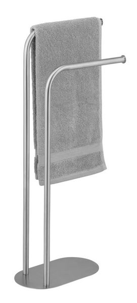 Produktbild: Handtuchst&auml;nder Mod. Levante, satiniert, Edelstahl, 30x79x17 cm, platzsparend und modern designt