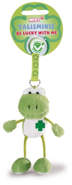 Produktbild: NICI Pl&uuml;schanh&auml;nger Talisminis Frosch 7cm