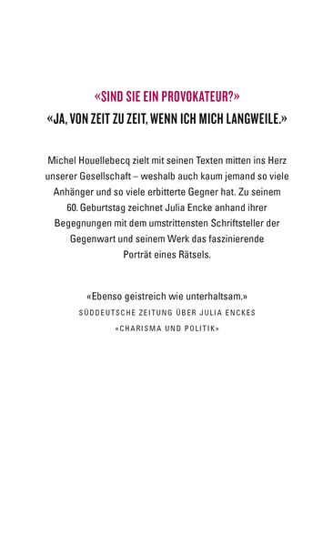 Produktbild: Wer ist Michel Houellebecq?