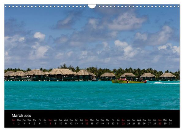 Produktbild: Bora Bora, Paradise islands (Wall Calendar 2026 DIN A3 landscape), CALVENDO 12 Month Wall Calendar
