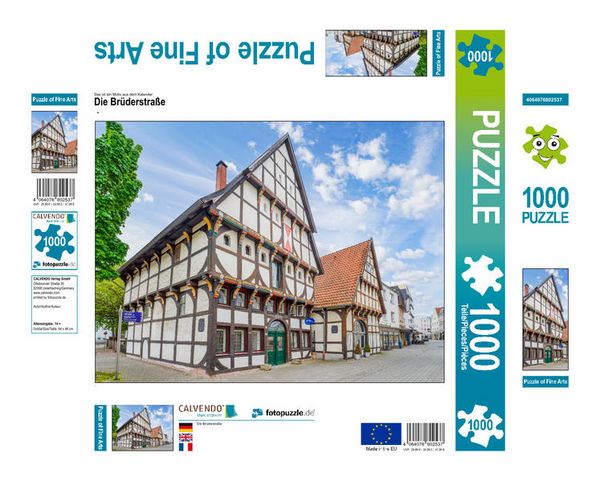 Produktbild: CALVENDO Puzzle Die Br&uuml;derstra&szlig;e | 1000 Teile Lege-Gr&ouml;&szlig;e 64x48cm Foto-Puzzle f&uuml;r gl&uuml;ckliche Stunden