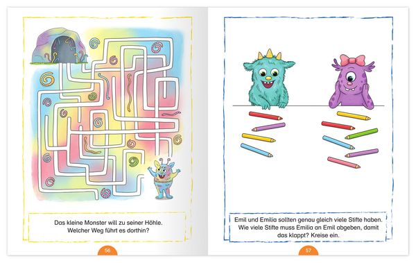 Produktbild: Mein monsterstarkes Vorschulbuch