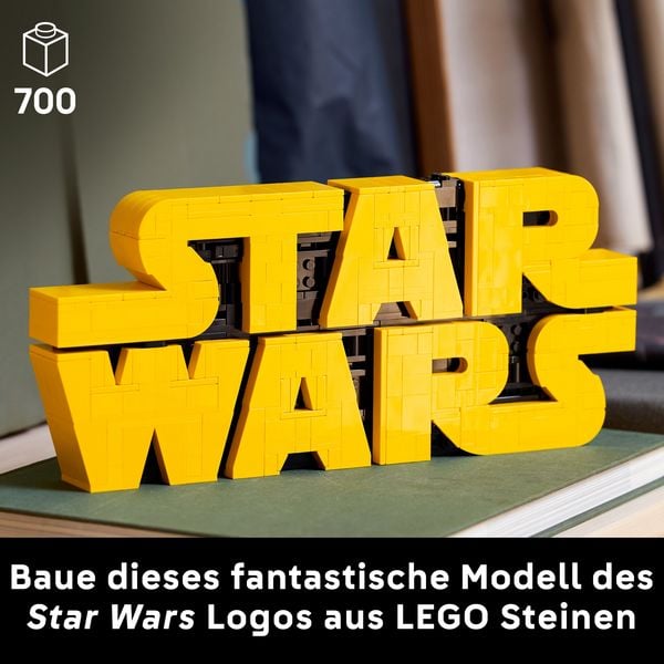 LEGO Star Wars 75407 Star Wars Logo aus LEGO Steinen - Spielzeug