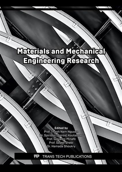 Produktbild: Materials and Mechanical Engineering Research