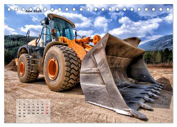 Produktbild: Maschinen - Mal anders gesehen (Tischkalender 2026 DIN A5 quer), CALVENDO Monatskalender