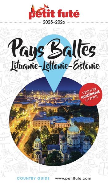 Produktbild: Pays baltes : Lituanie, Lettonie, Estonie 2025 2026