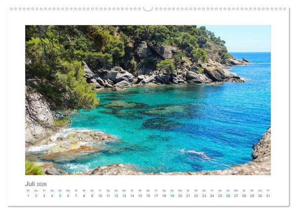 Produktbild: Faszination der C&ocirc;te d'Azur (Wandkalender 2026 DIN A2 quer), CALVENDO Monatskalender