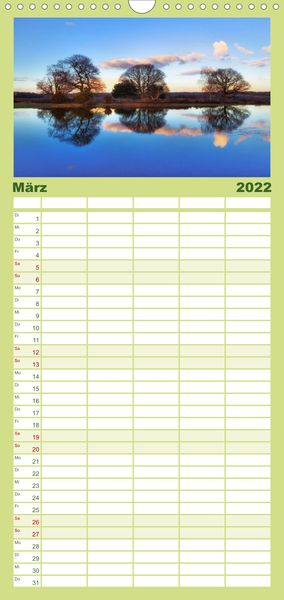 Produktbild: New Forest - England - Familienplaner hoch (Wandkalender 2022 , 21 cm x 45 cm, hoch)