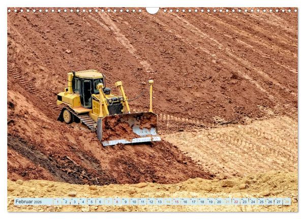 Produktbild: Bulldozer - b&auml;renstarke Arbeitstiere (Wandkalender 2026 DIN A3 quer), CALVENDO Monatskalender
