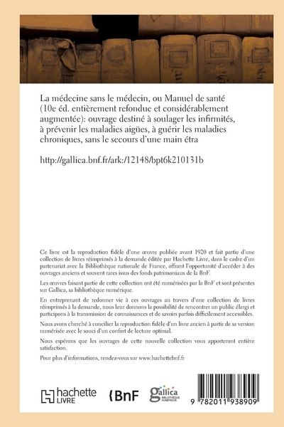 Produktbild: La M&eacute;decine Sans Le M&eacute;decin, Ou Manuel de Sant&eacute;