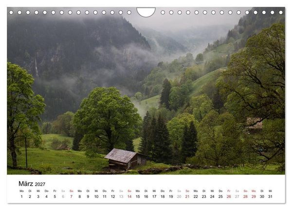 Produktbild: Berner Oberland (Wandkalender 2027 DIN A4 quer), CALVENDO Monatskalender
