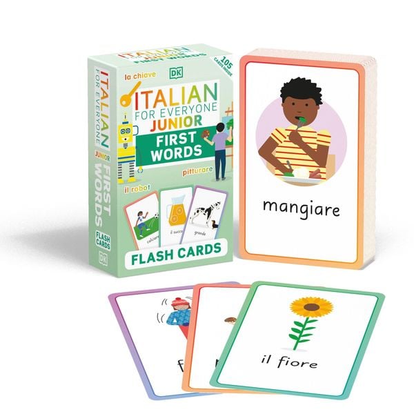 Produktbild: Italian for Everyone Junior First Words Flash Cards