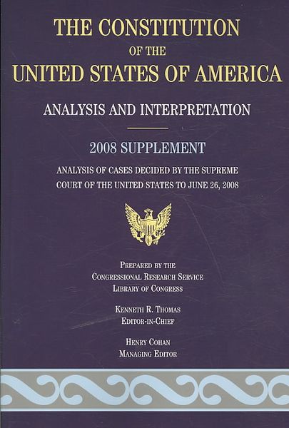 Produktbild: U S Senate: Constitution of the United States of America: An