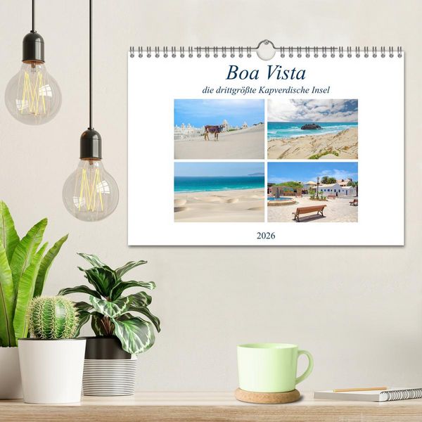 Produktbild: Boa Vista - die drittgr&ouml;&szlig;te Kapverdische Insel (Wandkalender 2026 DIN A4 quer), CALVENDO Monatskalender