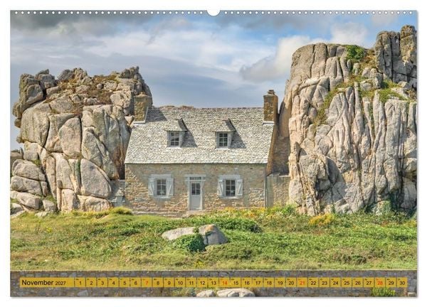 Produktbild: Bretagne, wild und sch&ouml;n (Wandkalender 2027 DIN A2 quer), CALVENDO Monatskalender