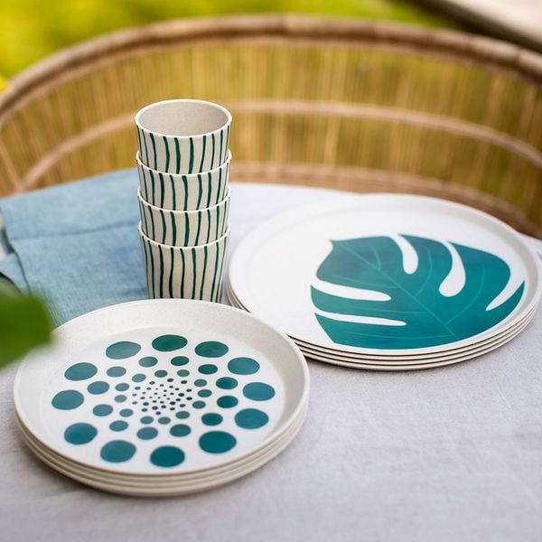 Produktbild: Koziol Geschirrset 16-teilig CONNECT SET MONSTERA