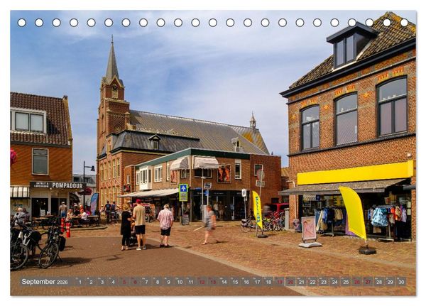 Produktbild: Ein Blick auf Egmond (Tischkalender 2026 DIN A5 quer), CALVENDO Monatskalender