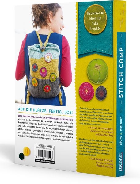 Produktbild: Stitch Camp &ndash; 18 ausget&uuml;ftelte Projekte f&uuml;r Kids + Teens