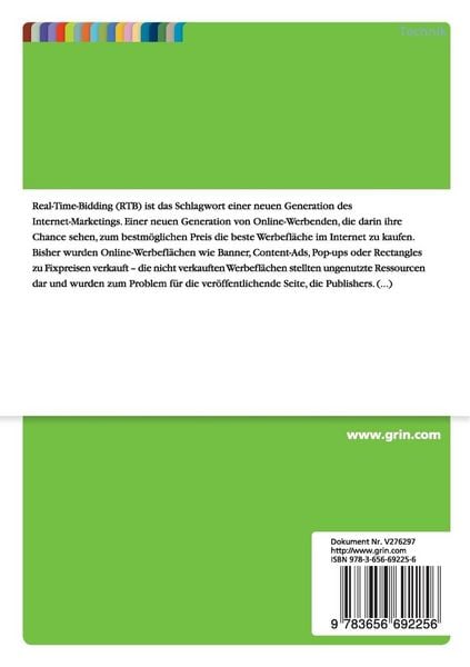 Produktbild: IT-Trend Real-Time-Bidding. Automatisiertes Bieten auf Online-Werbefl&auml;chen