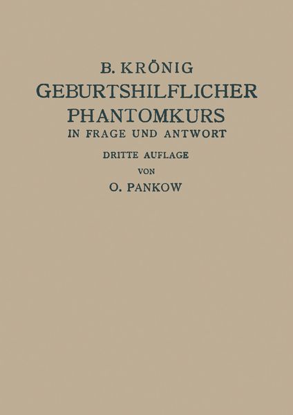 Produktbild: Geburtshilflicher Phantomkurs in Frage und Antwort
