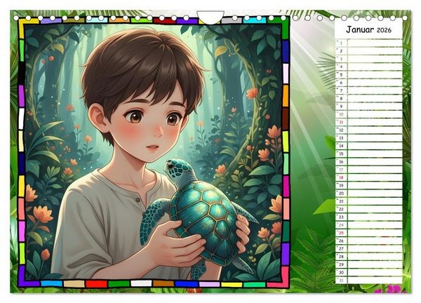 Produktbild: Meine Tierbabys (Wandkalender 2026 DIN A4 quer), CALVENDO Monatskalender