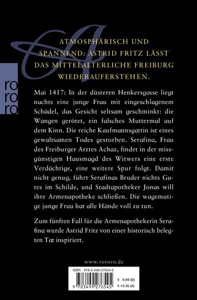 Produktbild: Die Tote in der Henkersgasse
