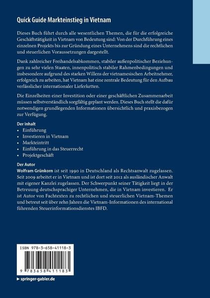 Produktbild: Quick Guide Markteinstieg in Vietnam