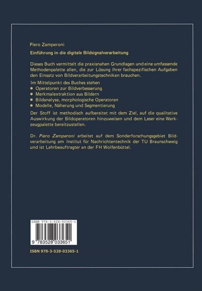 Produktbild: Methoden der digitalen Bildsignalverarbeitung