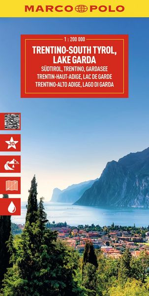Produktbild: MARCO POLO Reisekarte Italien 03 S&uuml;dtirol, Trentino, Gardasee 1:200.000