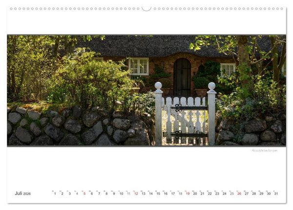 Produktbild: Emotionale Momente: Sylt de Luxe - die sch&ouml;nste deutsche Insel. (Wandkalender 2026 DIN A2 quer), CALVENDO Monatskalender