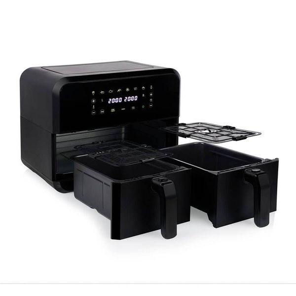 Produktbild: Princess Doppel-Fritteuse 8l 2400W mit Display Schwarz