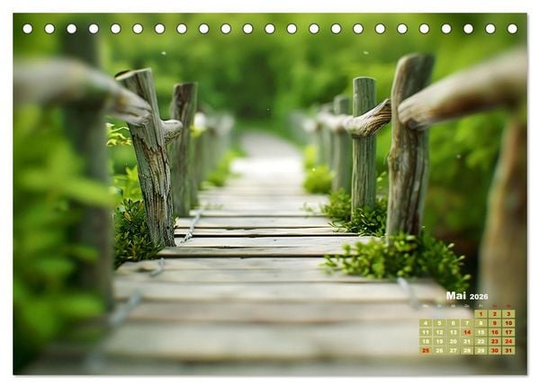Produktbild: Neue Wege erkunden (Tischkalender 2026 DIN A5 quer), CALVENDO Monatskalender