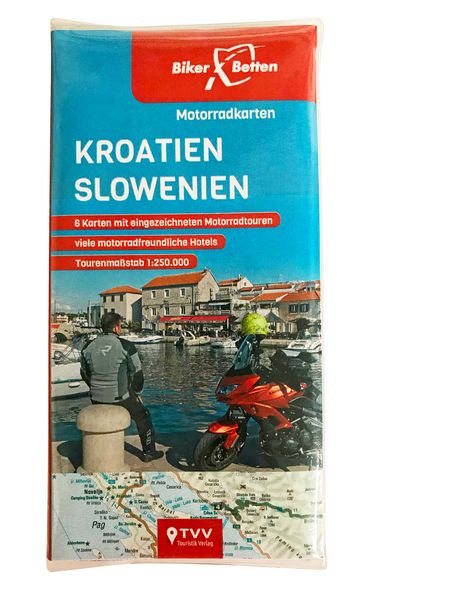 Produktbild: Motorradkarten Set Kroatien Slowenien