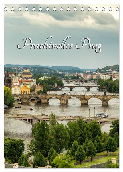 Prachtvolles Prag (Tischkalender 2026 DIN A5 hoch), CALVENDO Monatskalender