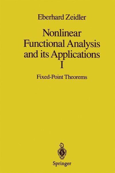 Produktbild: Nonlinear Functional Analysis and its Applications