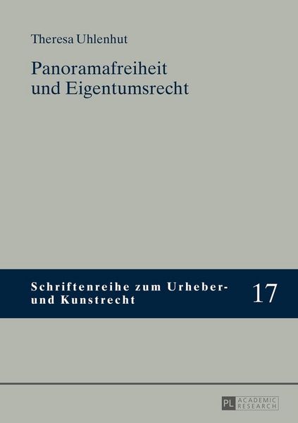 Produktbild: Panoramafreiheit und Eigentumsrecht