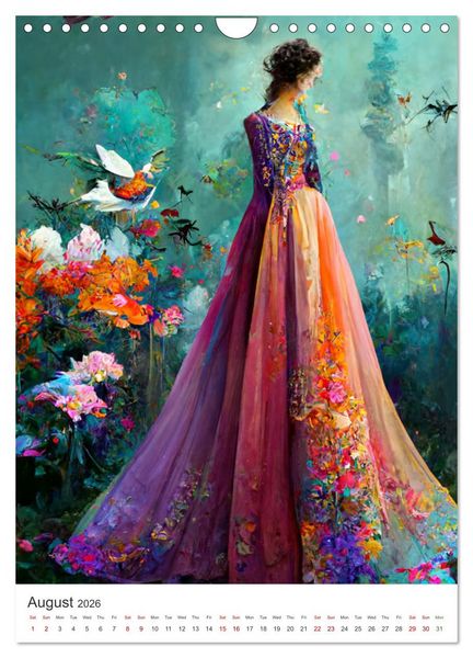 Produktbild: The Princess Garden (Wall Calendar 2026 DIN A4 portrait), CALVENDO 12 Month Wall Calendar