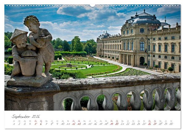 Produktbild: W&uuml;rzburg Die Barockstadt am Main (Wandkalender 2026 DIN A2 quer), CALVENDO Monatskalender