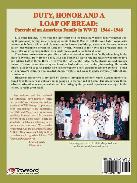 Produktbild: Duty, Honor, and a Loaf of Bread